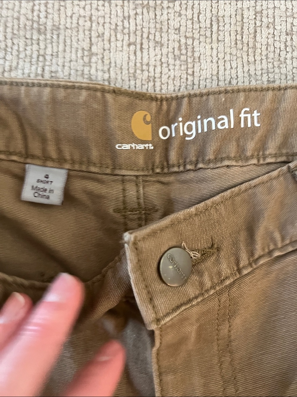 Carhartt Tan Canvas Cargo Pants - Picture 4 of 13